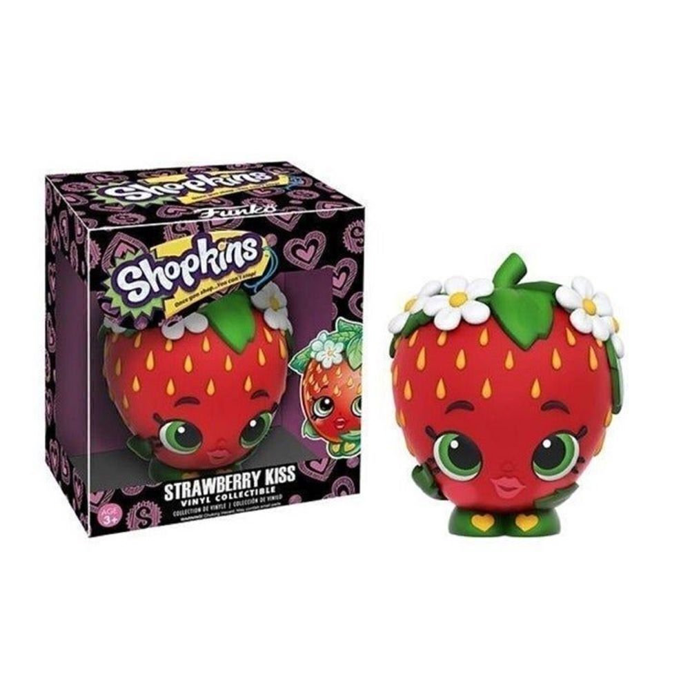 Funko Shopkins Strawberry Kiss Vinyl Figure Fandom Moose Toys NWT